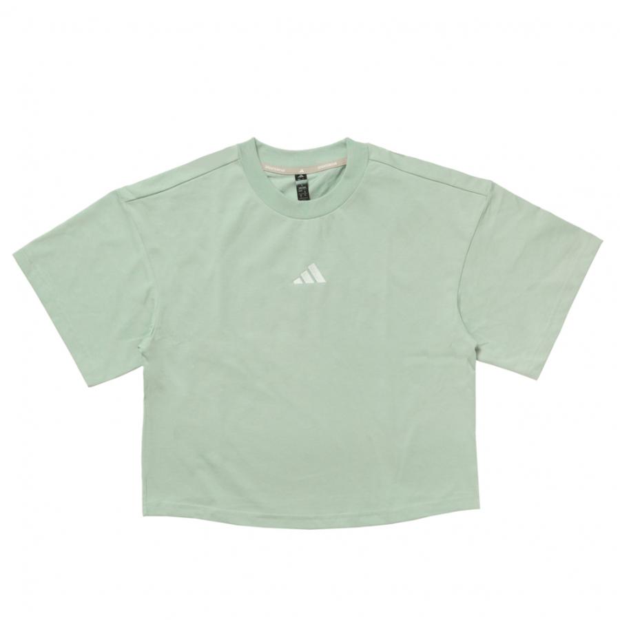 adidas（アディダス） レディース 半袖 Tシャツ W LUX CA クロップドT
