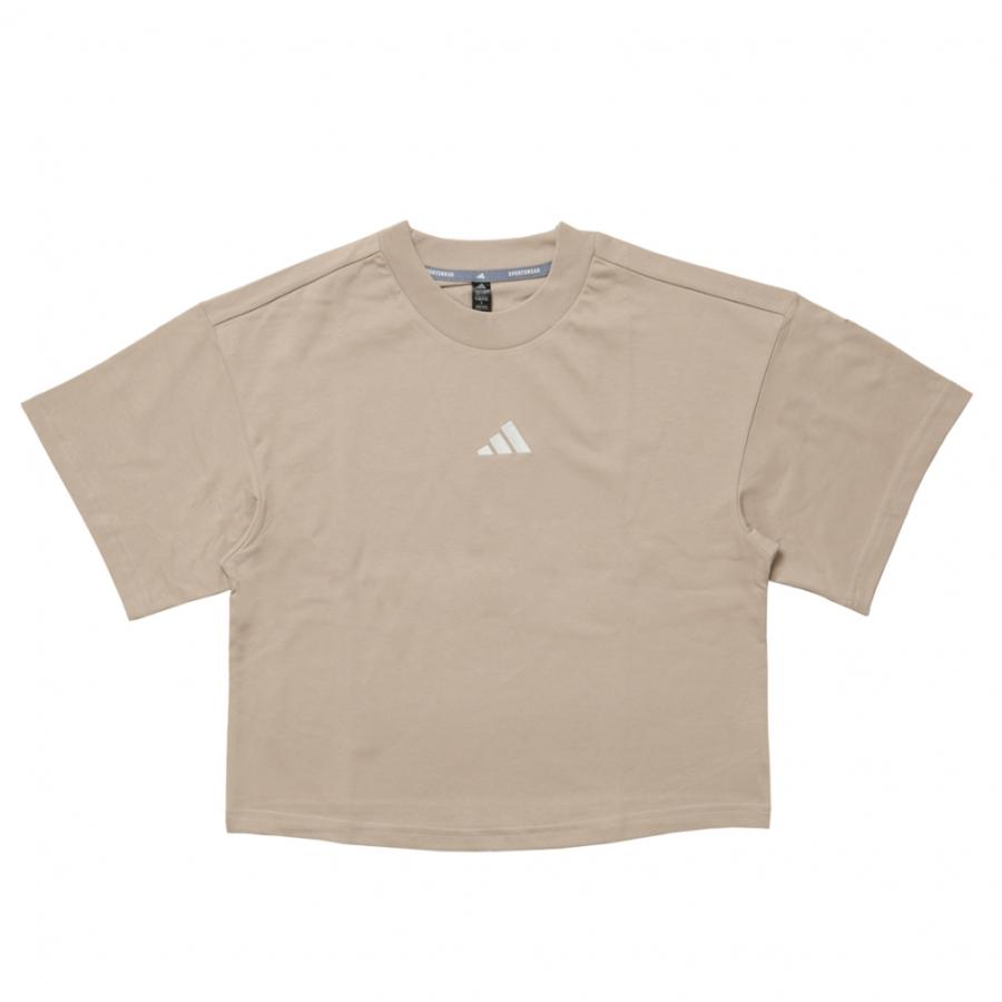 adidas（アディダス） レディース 半袖 Tシャツ W LUX CA クロップドT