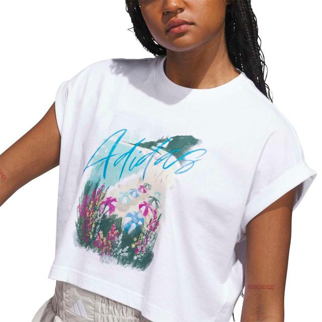 adidas（アディダス） レディース 半袖 Tシャツ サマー ロマンス