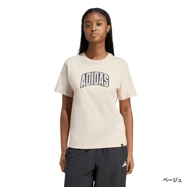 adidas（アディダス） レディース 半袖 Tシャツ COLLEGIATE