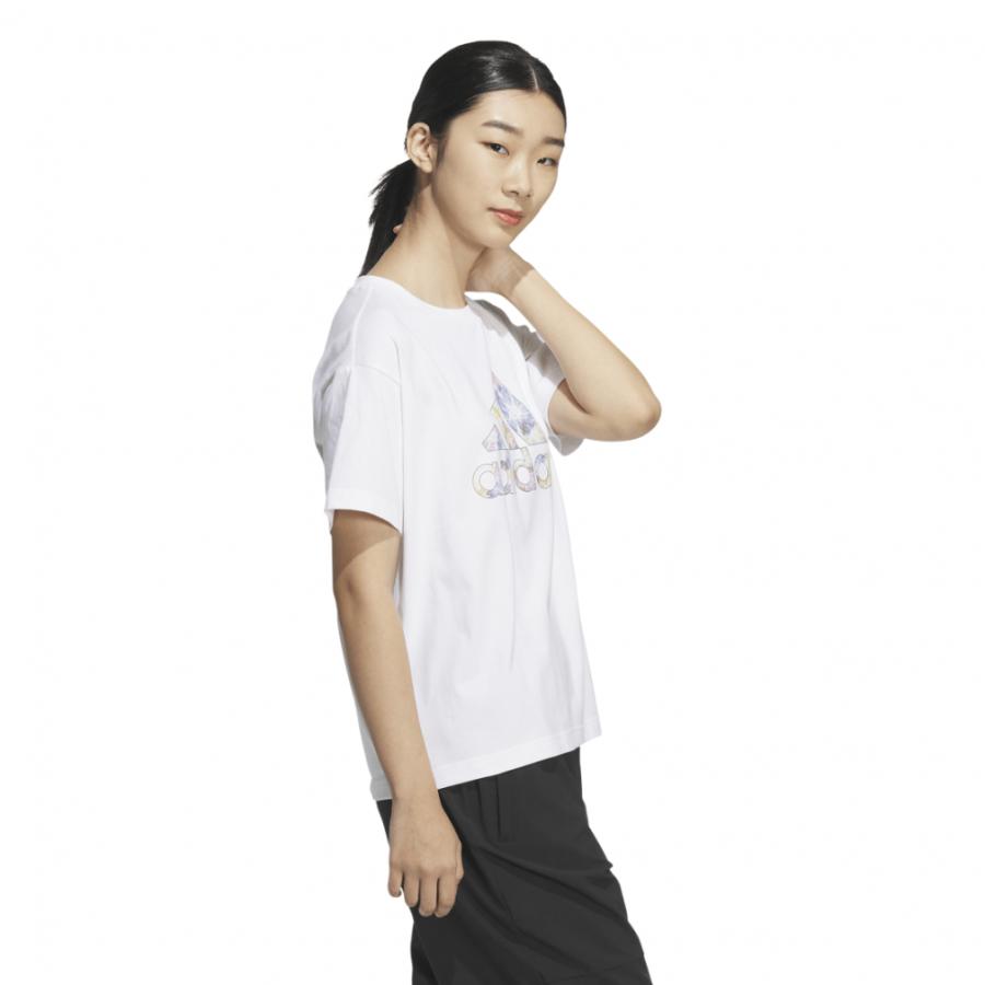 アディダス レディース 半袖 Tシャツ W FLOWER グラフィック Tシャツ1 