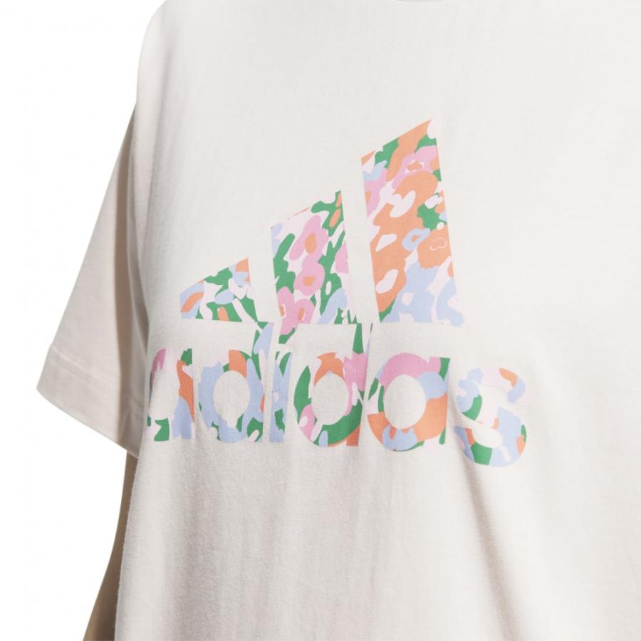 adidas 花柄刺繍 Tシャツ S adidas アディダス レディース 半袖 Tシャツ フラワー