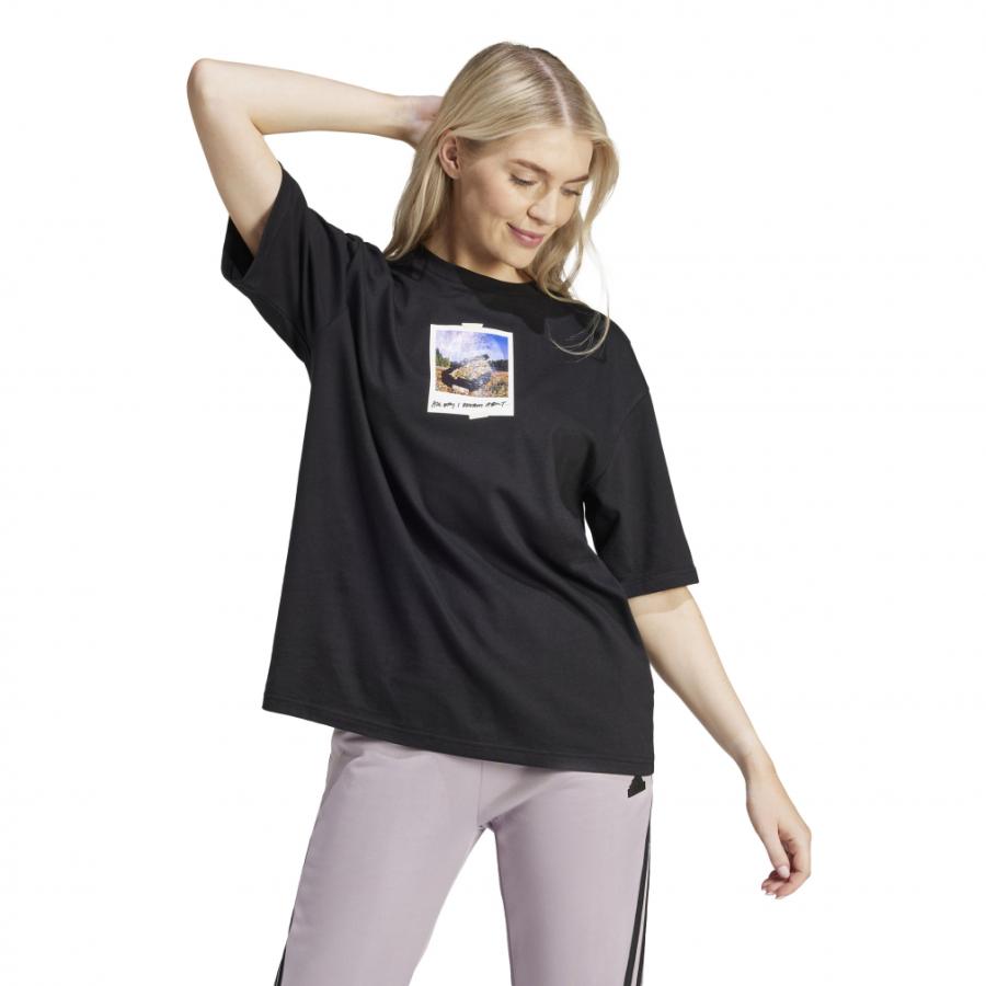 アディダス レディース 半袖 Tシャツ W All Day グラフィック Tシャツ 