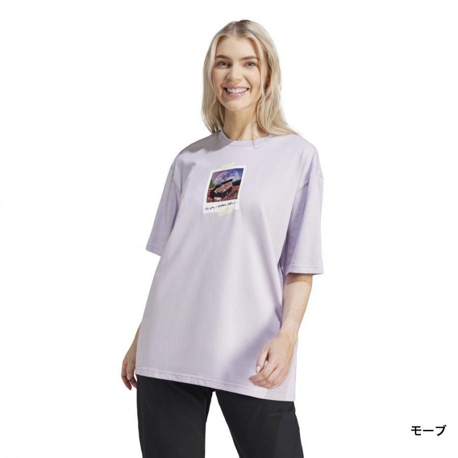 アディダス レディース 半袖 Tシャツ W All Day グラフィック Tシャツ 