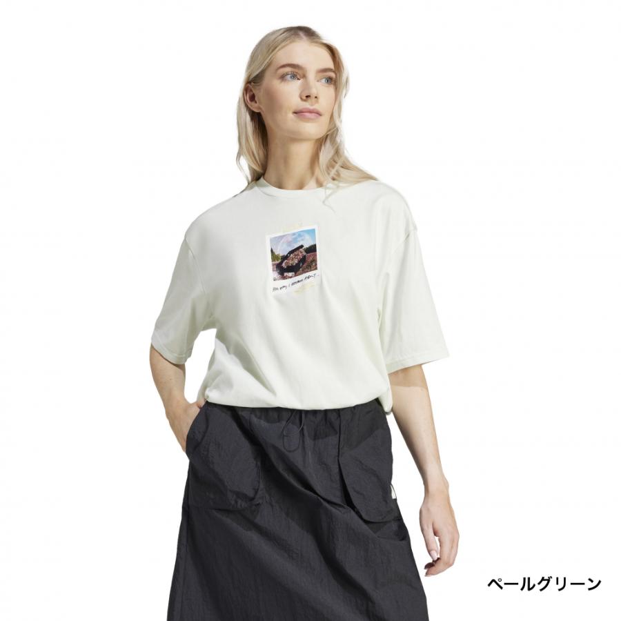 アディダス レディース 半袖 Tシャツ W All Day グラフィック Tシャツ 