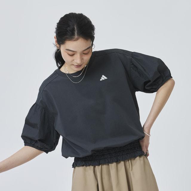 adidas（アディダス） レディース PRISM COLLECTION パフスリーブ半袖T