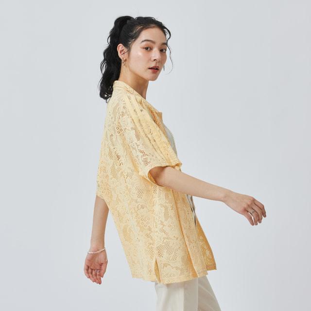 adidas（アディダス） レディース PRISM COLLECTION レース半袖シャツ