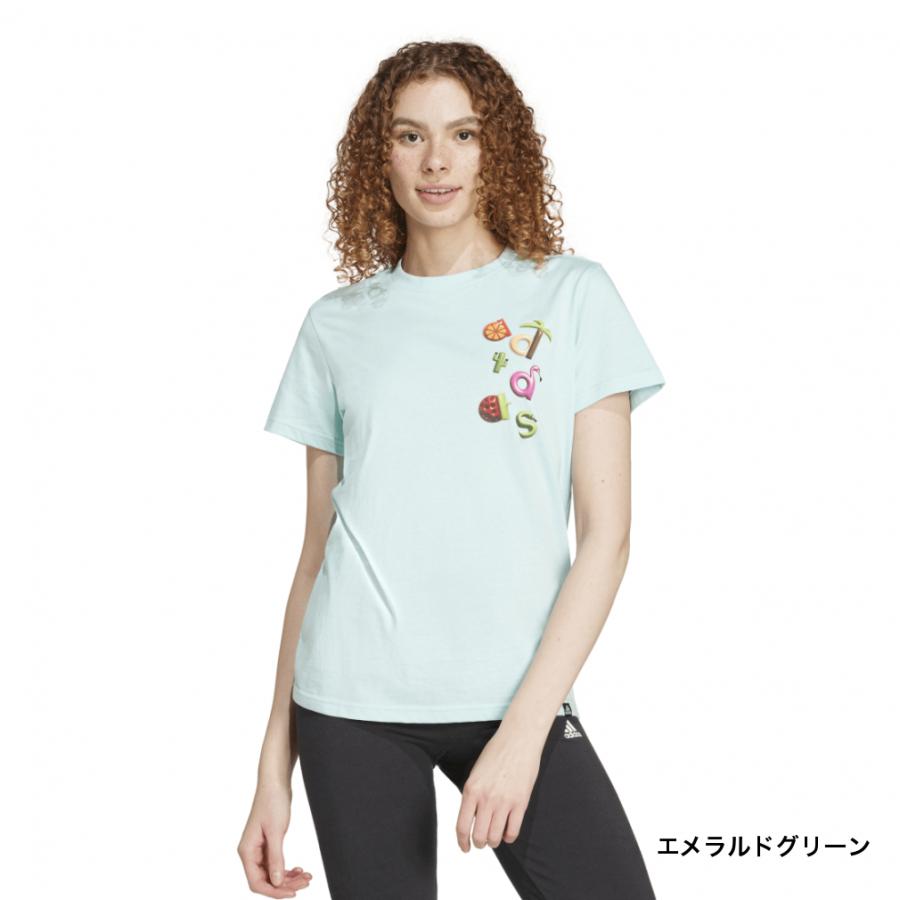 アディダス レディース 半袖 Tシャツ サマーファン フロート 