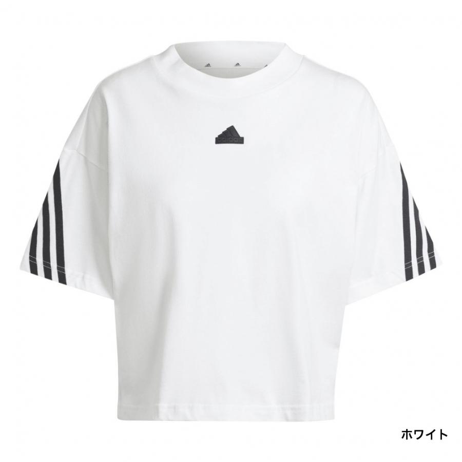 tripleS over the pitch XL Tシャツ ホワイト adidas アディダス レディース 半袖 Tシャツ フューチャー