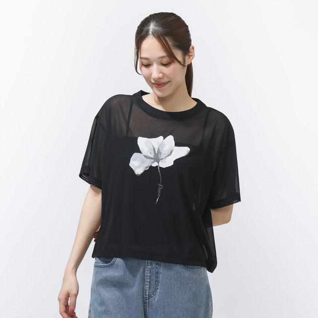 PUMA（プーマ） レディース 半袖 Tシャツ ESS ELEVATED シアー SS T
