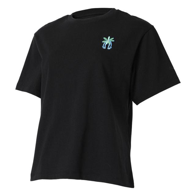 PUMA（プーマ） レディース 半袖 Tシャツ ESS DBL FACE KNIT LOGO TEE