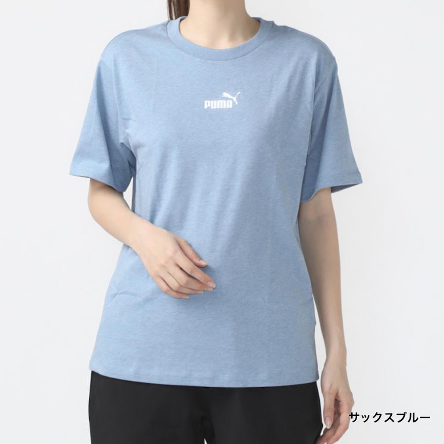 PUMA（プーマ） レディース 半袖 Tシャツ ESS+ MX NO1 ロゴ リラックス
