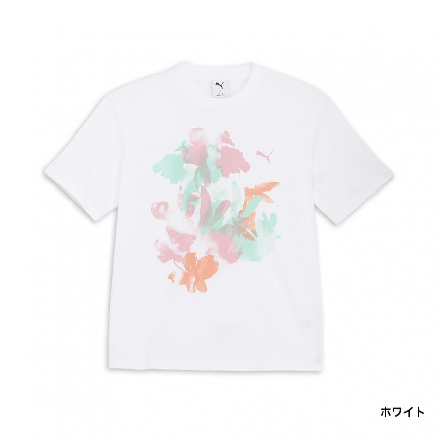 PUMA（プーマ） レディース 半袖 Tシャツ SUMMER MX SS グラフィック T