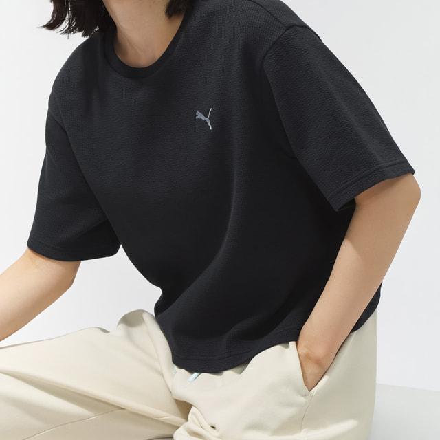 PUMA（プーマ） レディース 半袖 Tシャツ ESS ELEVATED リラックスド T
