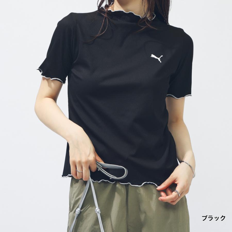 PUMA（プーマ） レディース 半袖 Tシャツ SUMMER SS リブ Tシャツ