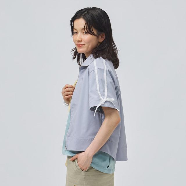 PUMA（プーマ） レディース 半袖 Tシャツ リネンミックスマテリアル SS