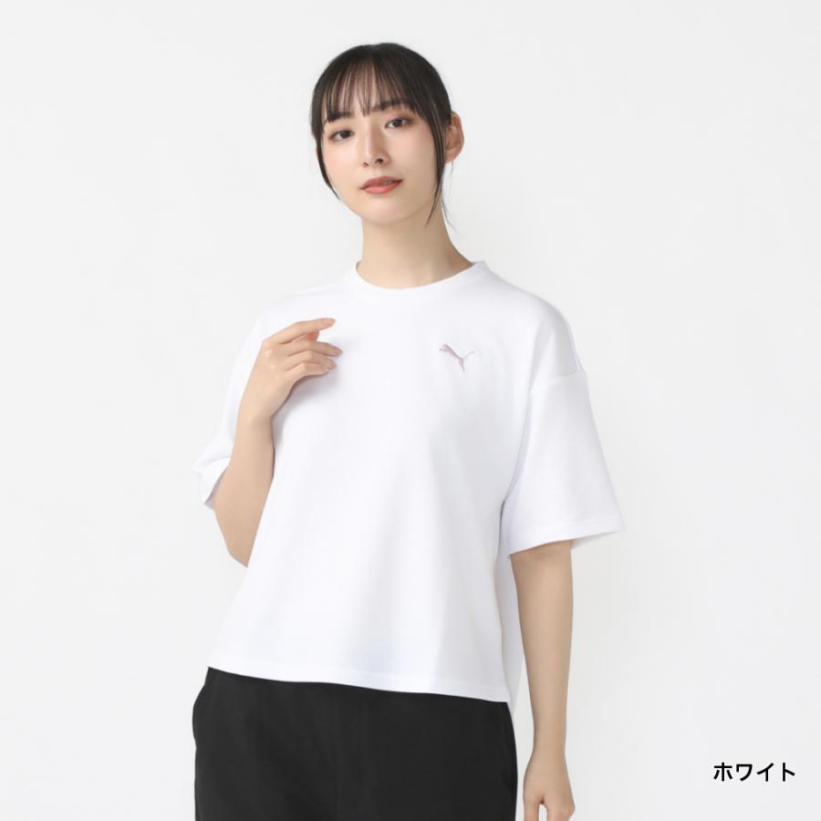 プーマ レディース 半袖 Tシャツ SUMMER PACK ベビーテリー SS Tシャツ 
