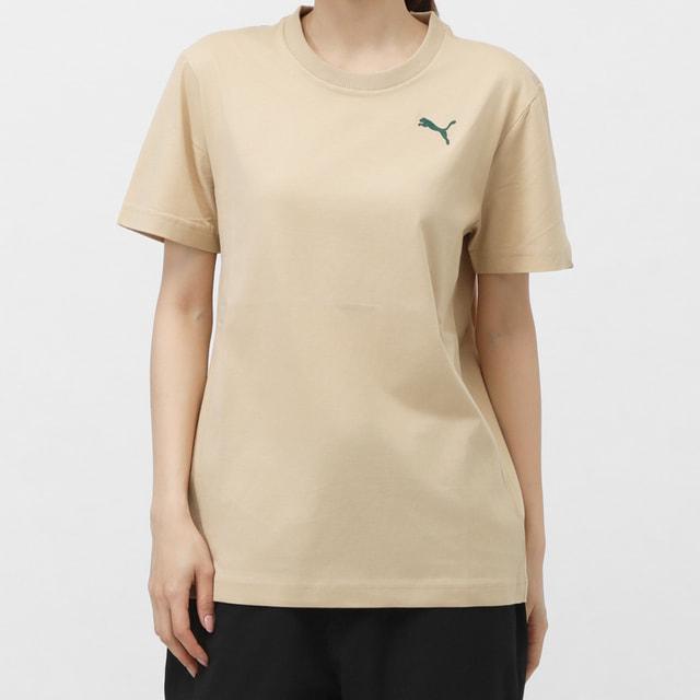 PUMA（プーマ） レディース 半袖 Tシャツ SS コットン バックプリント