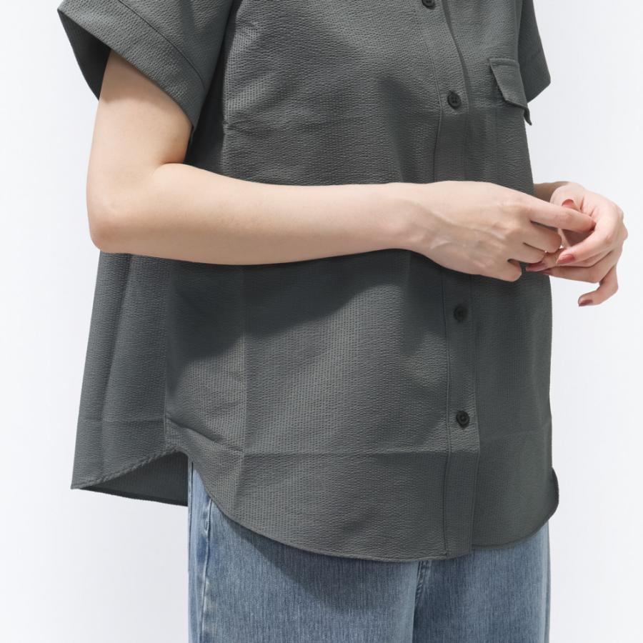 CONVERSE（コンバース） レディース 半袖 Tシャツ SEERSUCKER STAND CL