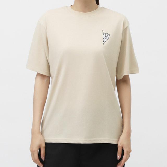 ミッフィー レディース 半袖 Tシャツ miffy 刺繍Tシャツ ALW-25196