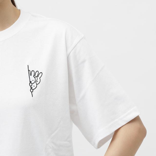新品未使用　タグ付き　刺繍Tシャツ　白 ミッフィー レディース 半袖 Tシャツ miffy 刺繍Tシャツ ALW-25196