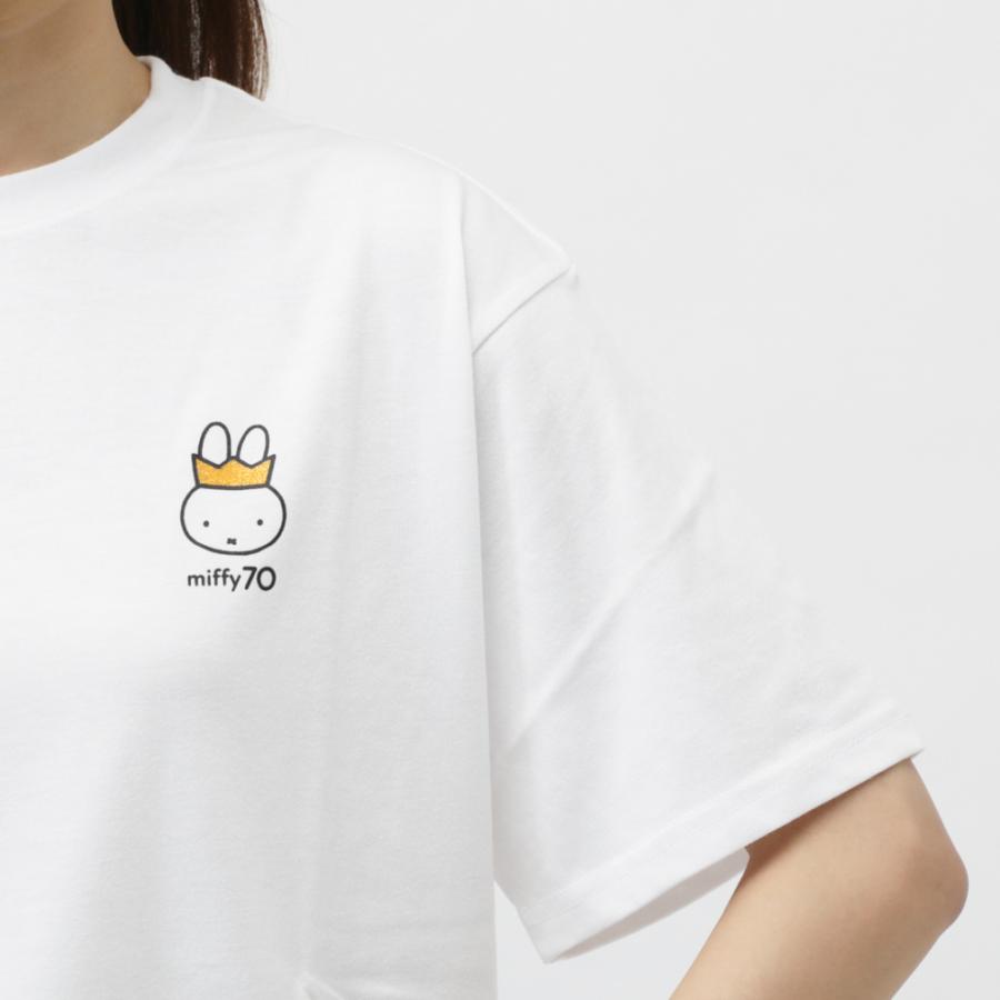 ミッフィー レディース 半袖 Tシャツ miffy70th ワンポイントTシャツ