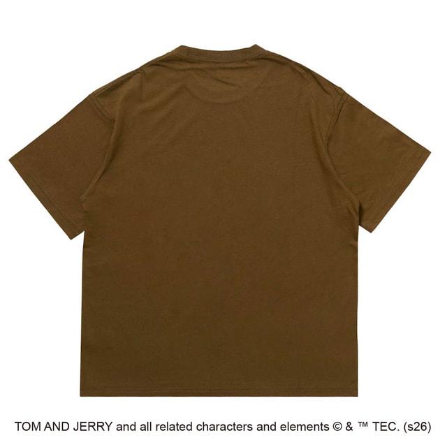 レディース 半袖Tシャツ Tom and Jerry フロントグラフィックT