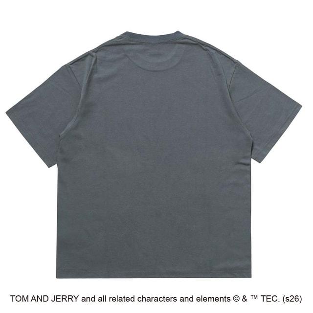 レディース 半袖Tシャツ Tom and Jerry フロントグラフィックT