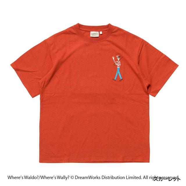 レディース 半袖Tシャツ ウォーリーをさがせ！ フロントグラフィックT
