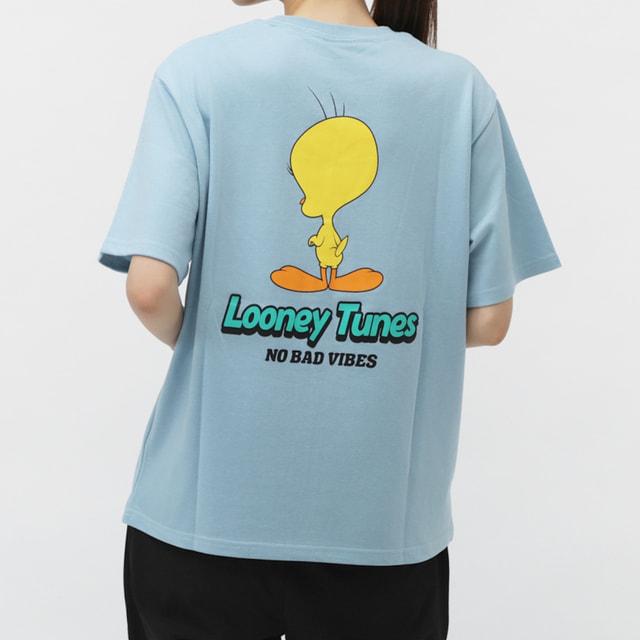 トゥイーティー レディース 半袖 Tシャツ バックグラフィック ALW 