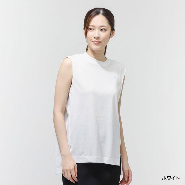 PUMA（プーマ） レディース ノースリーブ シャツ ESS ELEVATED MX SL T