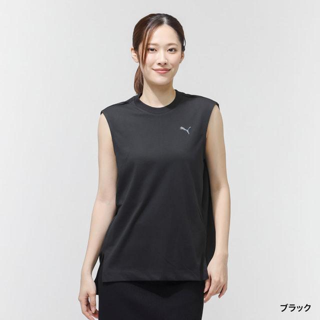 PUMA（プーマ） レディース ノースリーブ シャツ ESS ELEVATED MX SL T