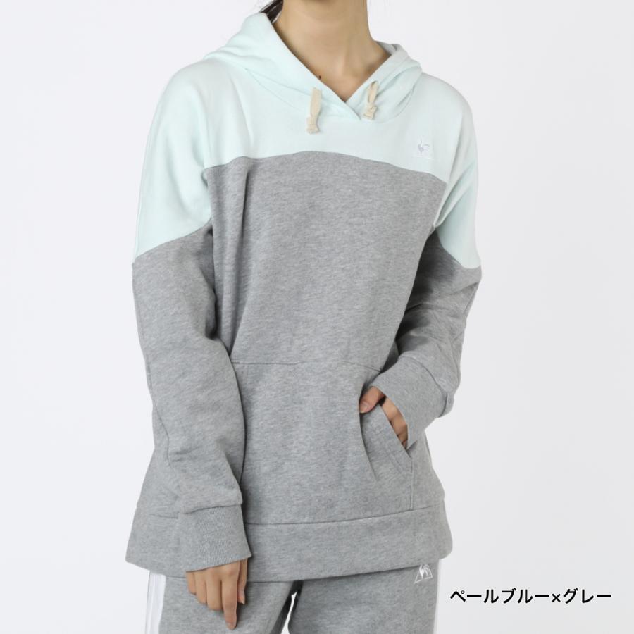 2点セットLE COQ SPORTIF グレー フード付きパーカースカート M le coq sportif（ルコックスポルティフ） ルコック レディース