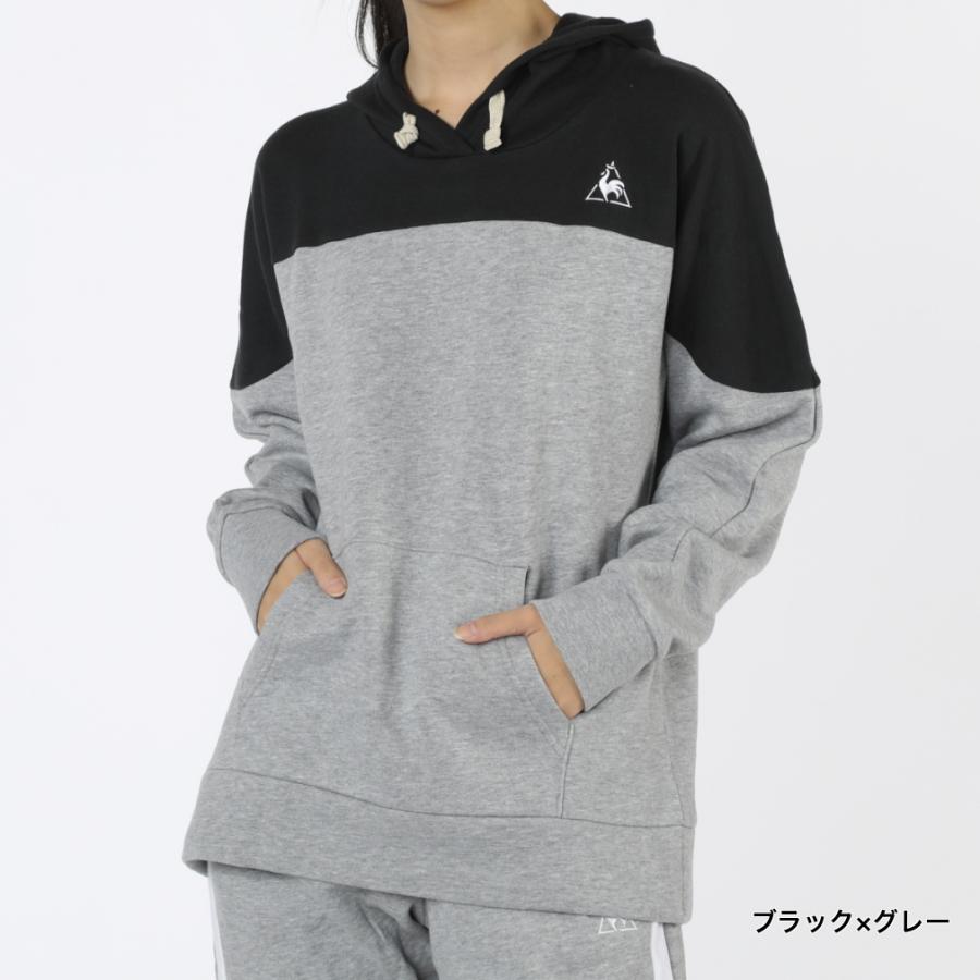 2点セットLE COQ SPORTIF グレー フード付きパーカースカート M le coq sportif（ルコックスポルティフ） ルコック レディース
