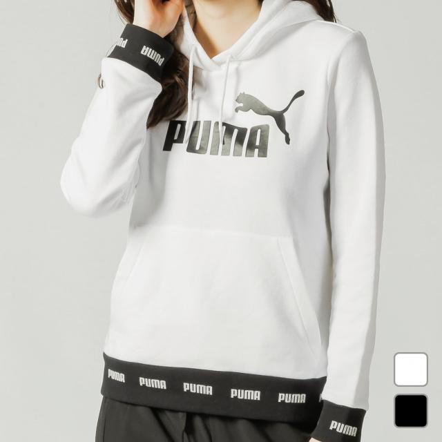 プーマ レディース スウェットパーカー Amplified フーディ Puma 19ssclearance アルペン Paypayモール店 通販 Paypayモール