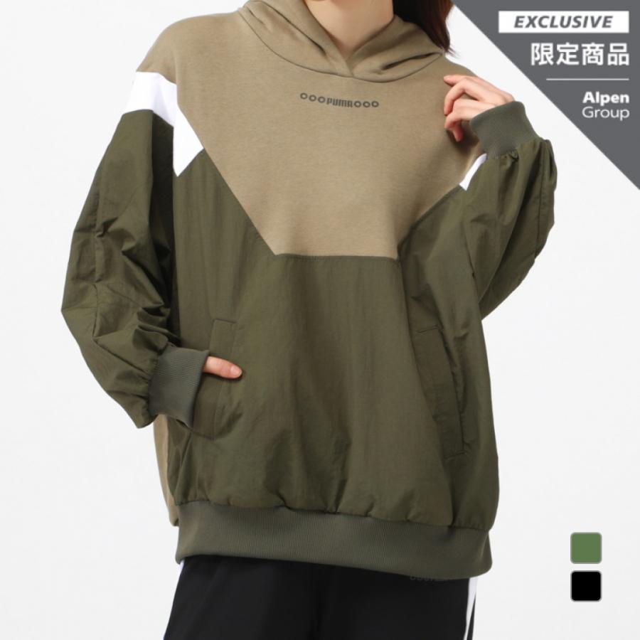 プーマ レディース スウェットパーカー リラックス フーディースウェット 素材ミックススウェット スポーツウェア Puma アルペン スポーツデポ限定 アルペン Paypayモール店 通販 Paypayモール