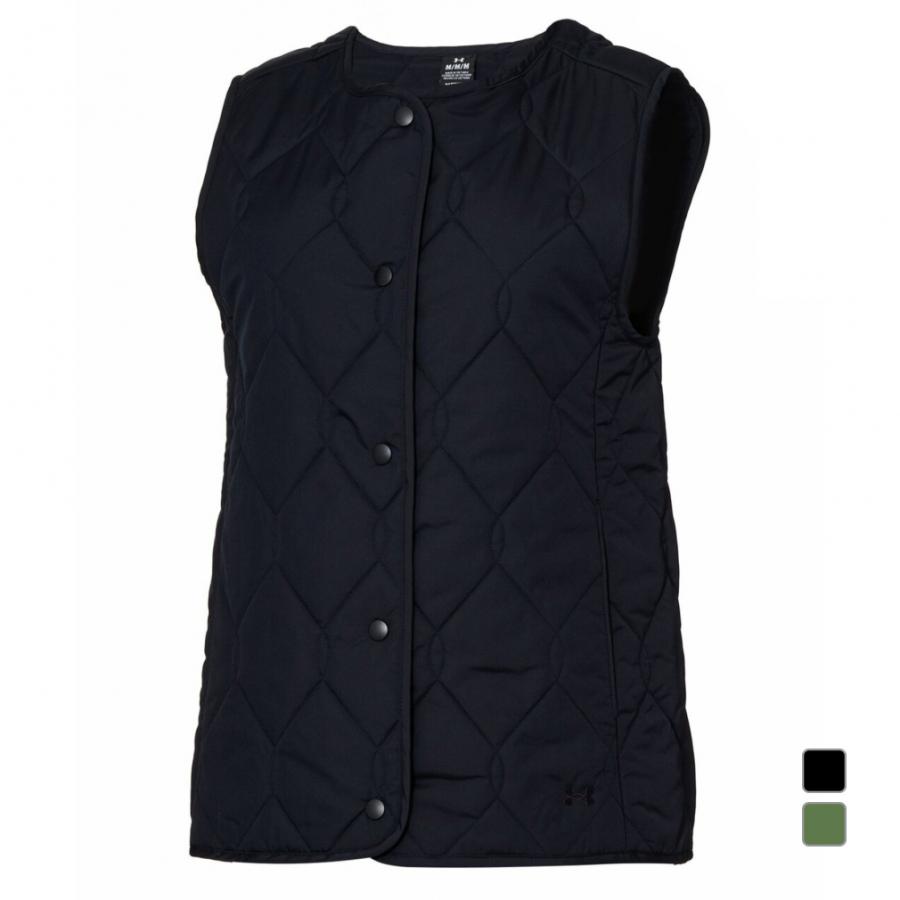 B02-01 新品 UNDER ARMOUR アンダーアーマー 中綿　ベスト WTR1103 レディース ブラック/グレー Lサイズ B02-01 新品 UNDER ARMOUR アンダーアーマー 中綿 ベスト WTR1103