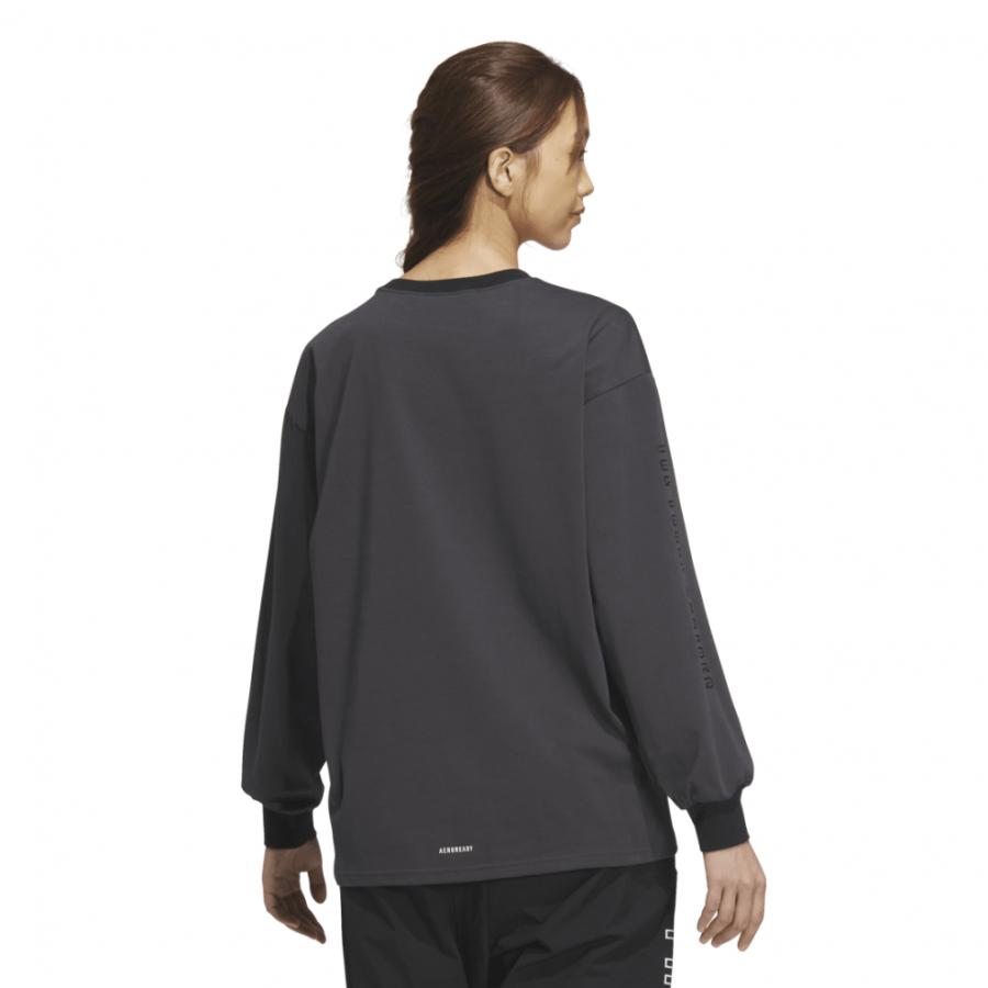 adidas（アディダス） レディース 長袖 Tシャツ ワーディング ルーズ