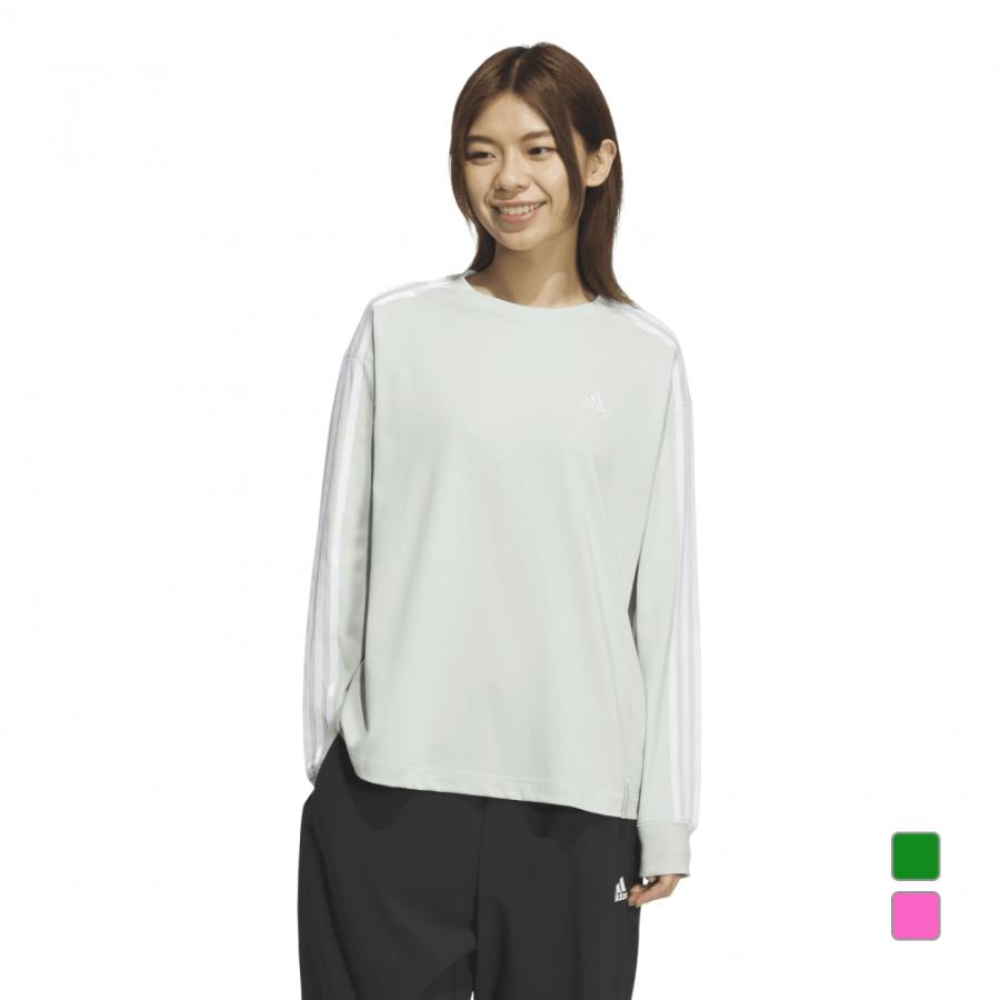 アディダス レディース 長袖 Tシャツ エッセンシャルズプラス 3 