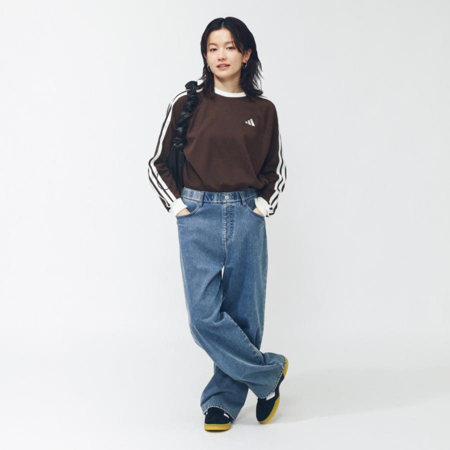 adidas（アディダス） レディース 長袖 Tシャツ ワッフル スリー