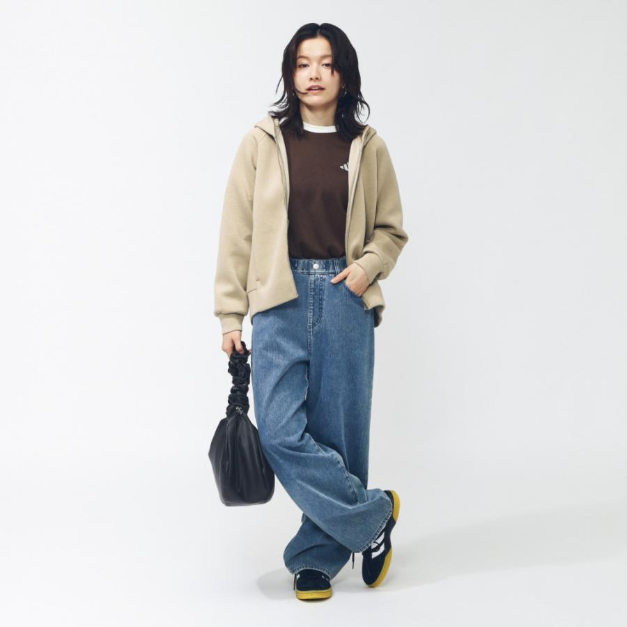 adidas（アディダス） レディース 長袖 Tシャツ ワッフル スリー