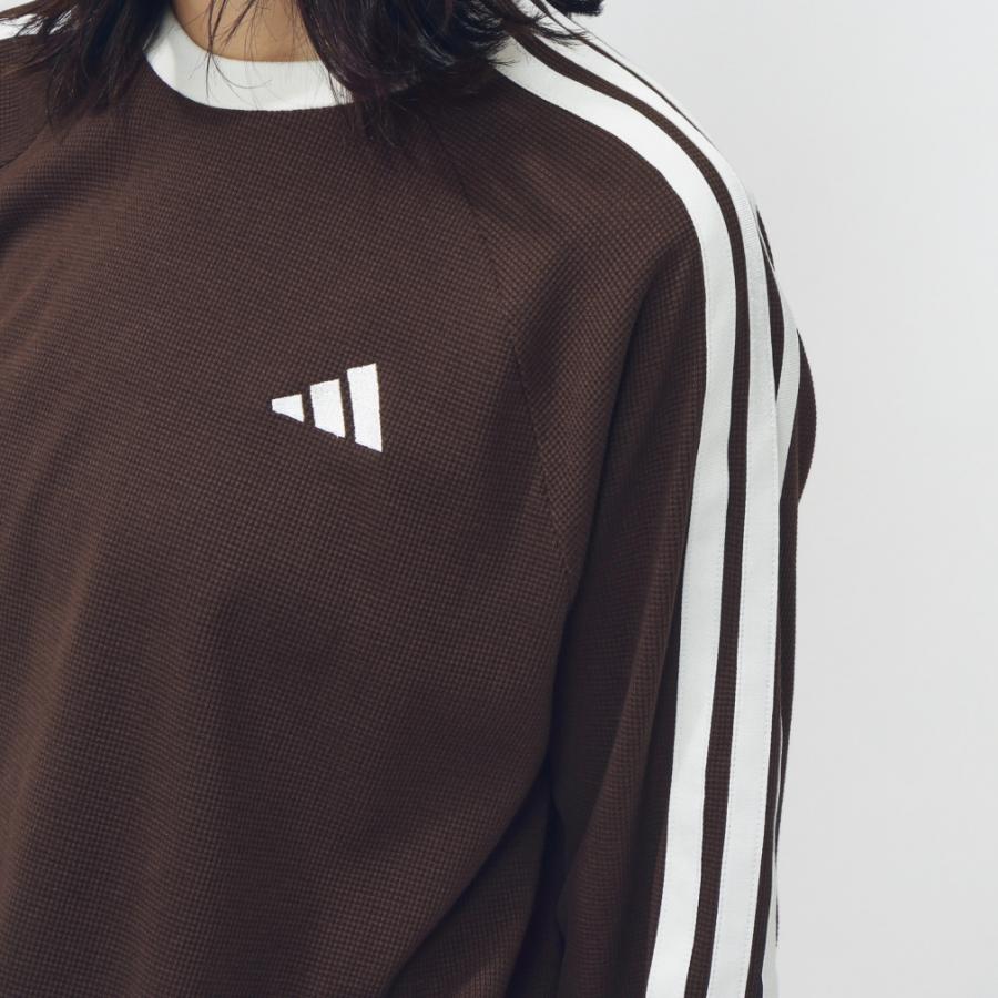 adidas（アディダス） レディース 長袖 Tシャツ ワッフル スリー
