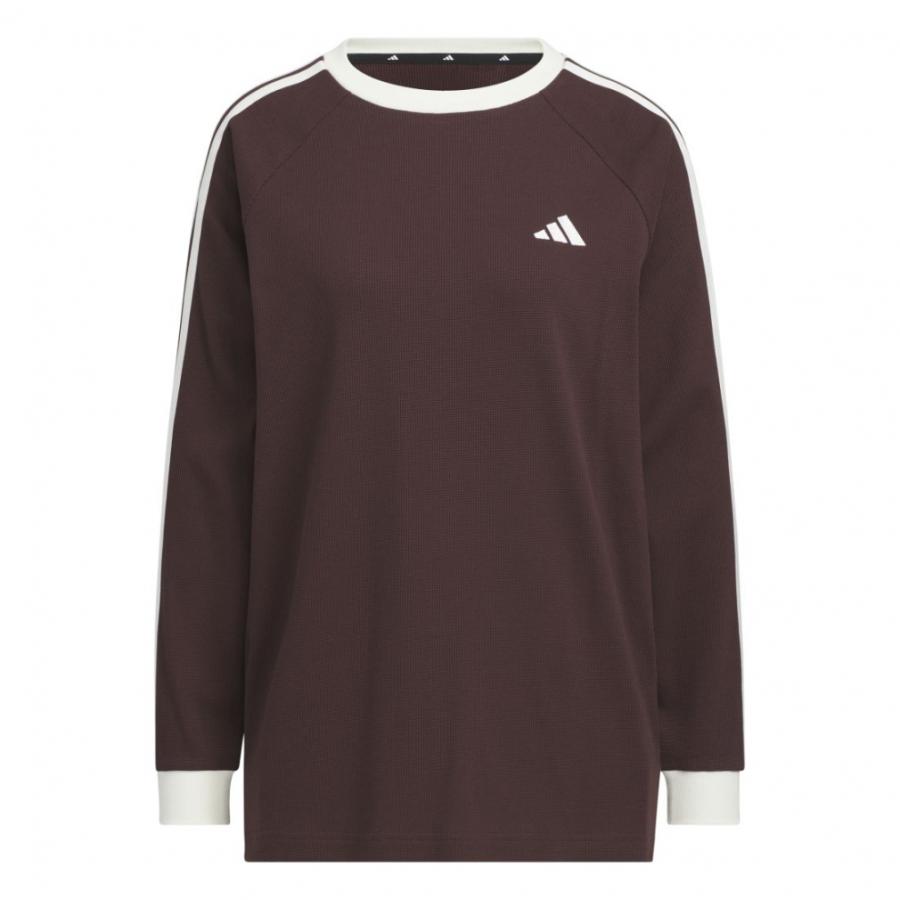 adidas（アディダス） レディース 長袖 Tシャツ ワッフル スリー
