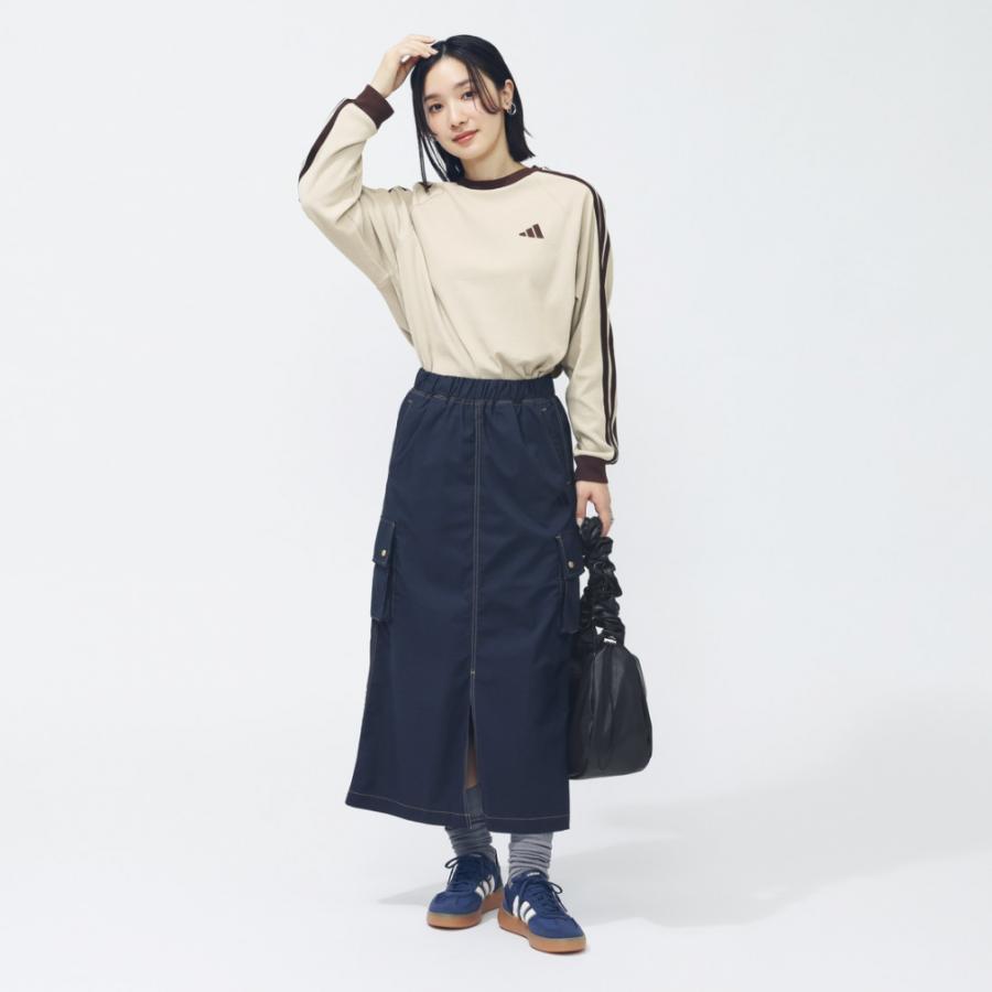 adidas（アディダス） レディース 長袖 Tシャツ ワッフル スリー