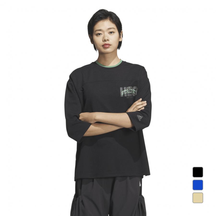 adidas アディダス レディース 長袖 Tシャツ カレッジ ルーズ adidas アディダス レディース 長袖 Tシャツ カレッジ ルーズ