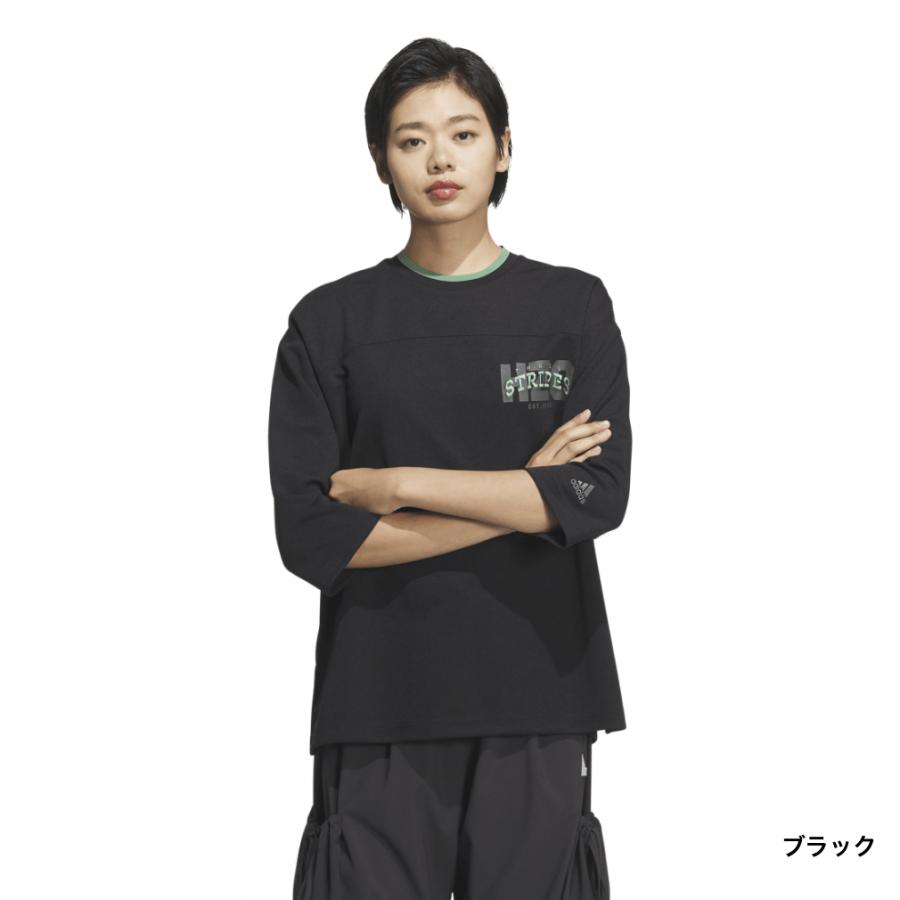 adidas アディダス レディース 長袖 Tシャツ カレッジ ルーズ adidas アディダス レディース 長袖 Tシャツ カレッジ ルーズ