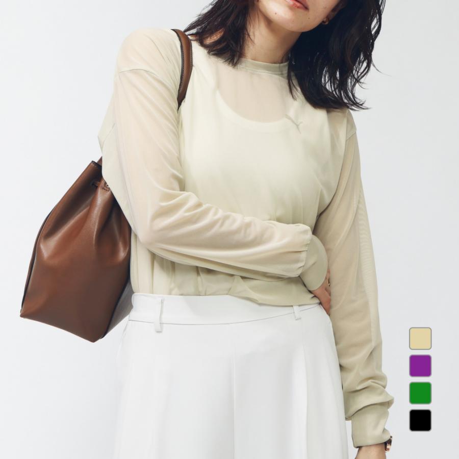 PUMA（プーマ） レディース 長袖 Tシャツ AUTUMN メッシュ LS Tシャツ