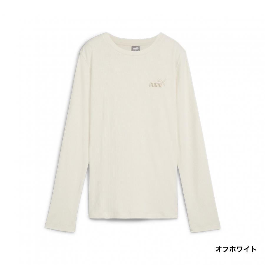 Puma ハーフジップ 長袖ウェア ホワイト・グレー 飯塚高校 激レア プーマ（PUMA）（レディース）スポーツウェア 長袖 ハーフジップ