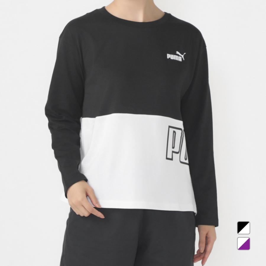 PUMA（プーマ） レディース 長袖 Tシャツ PUMA POWER MX LS Tシャツ