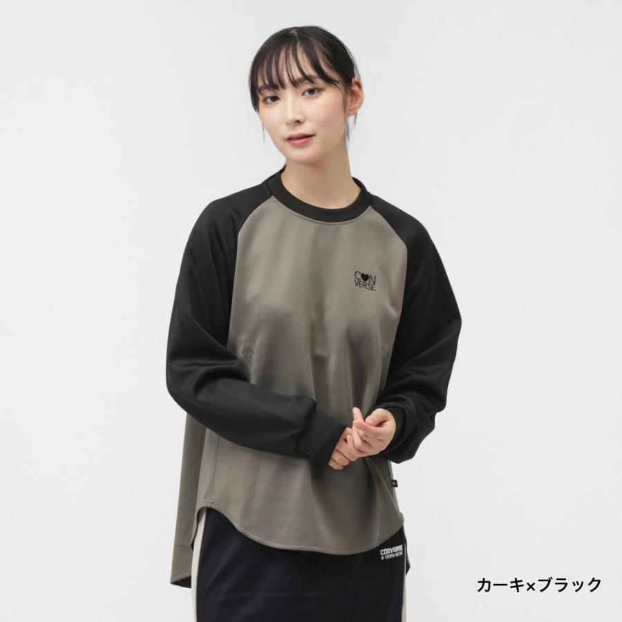 CONVERSE（コンバース） レディース 長袖 Tシャツ ダブルニット ロング